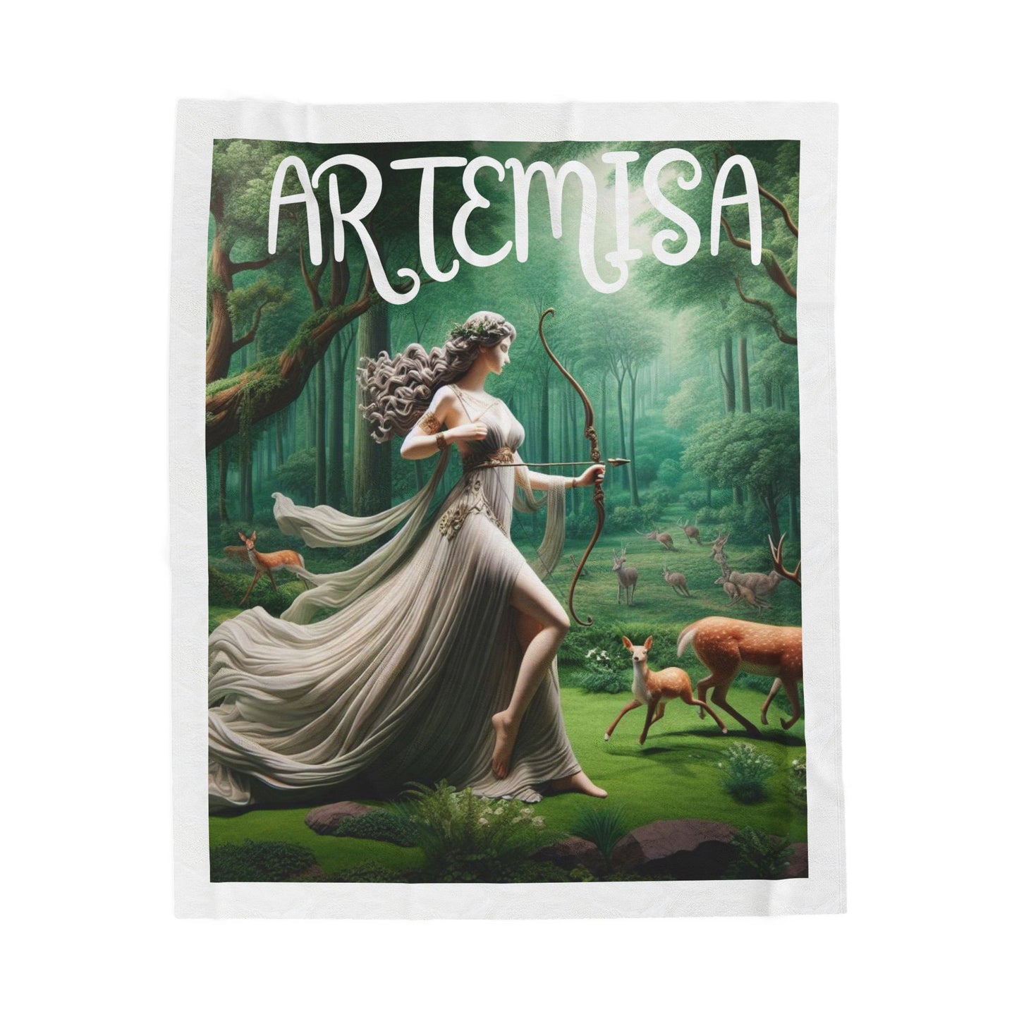 Velveteen Plush Blanket Artemisa