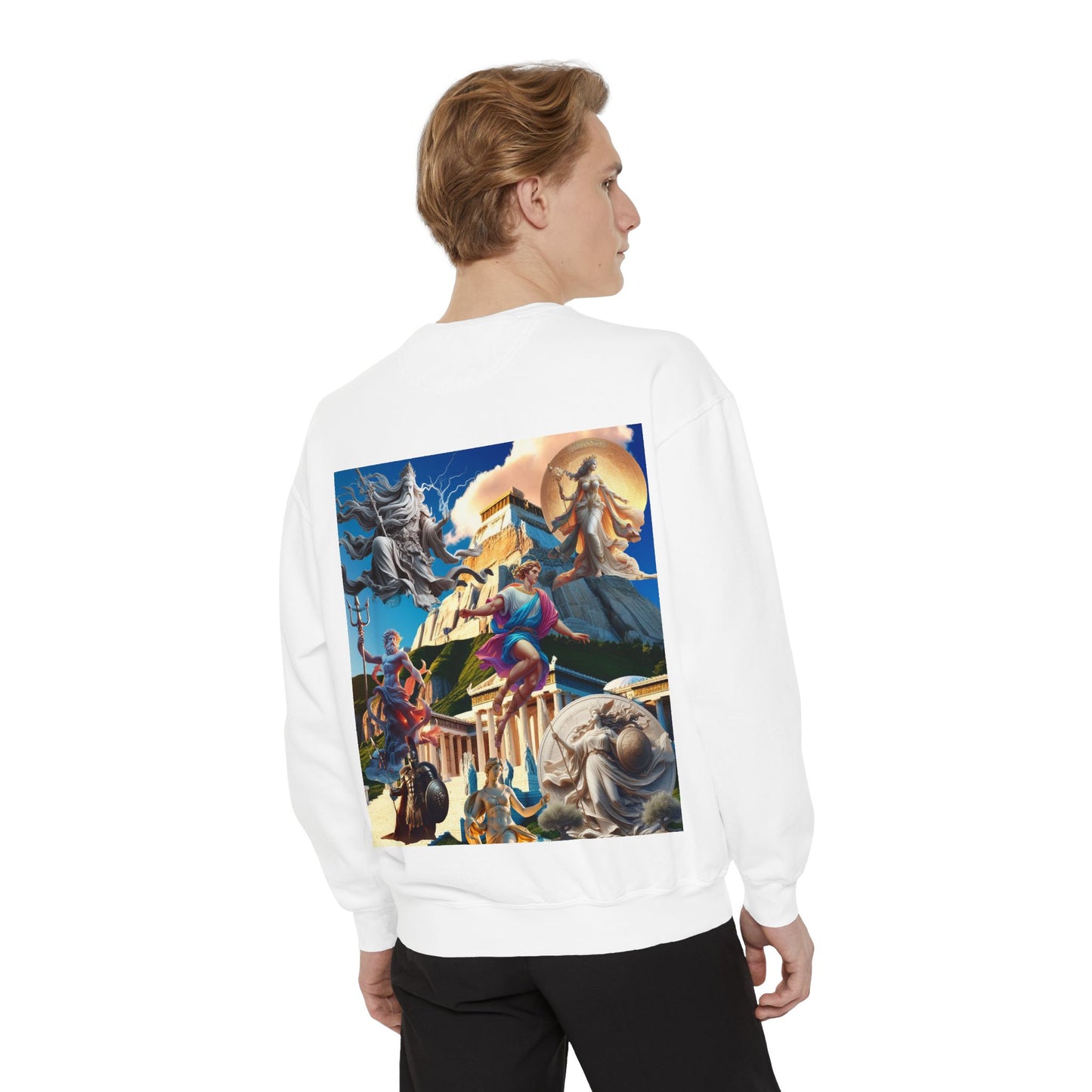 Unisex Garment-Dyed Sweatshirt MYTHOLOGY