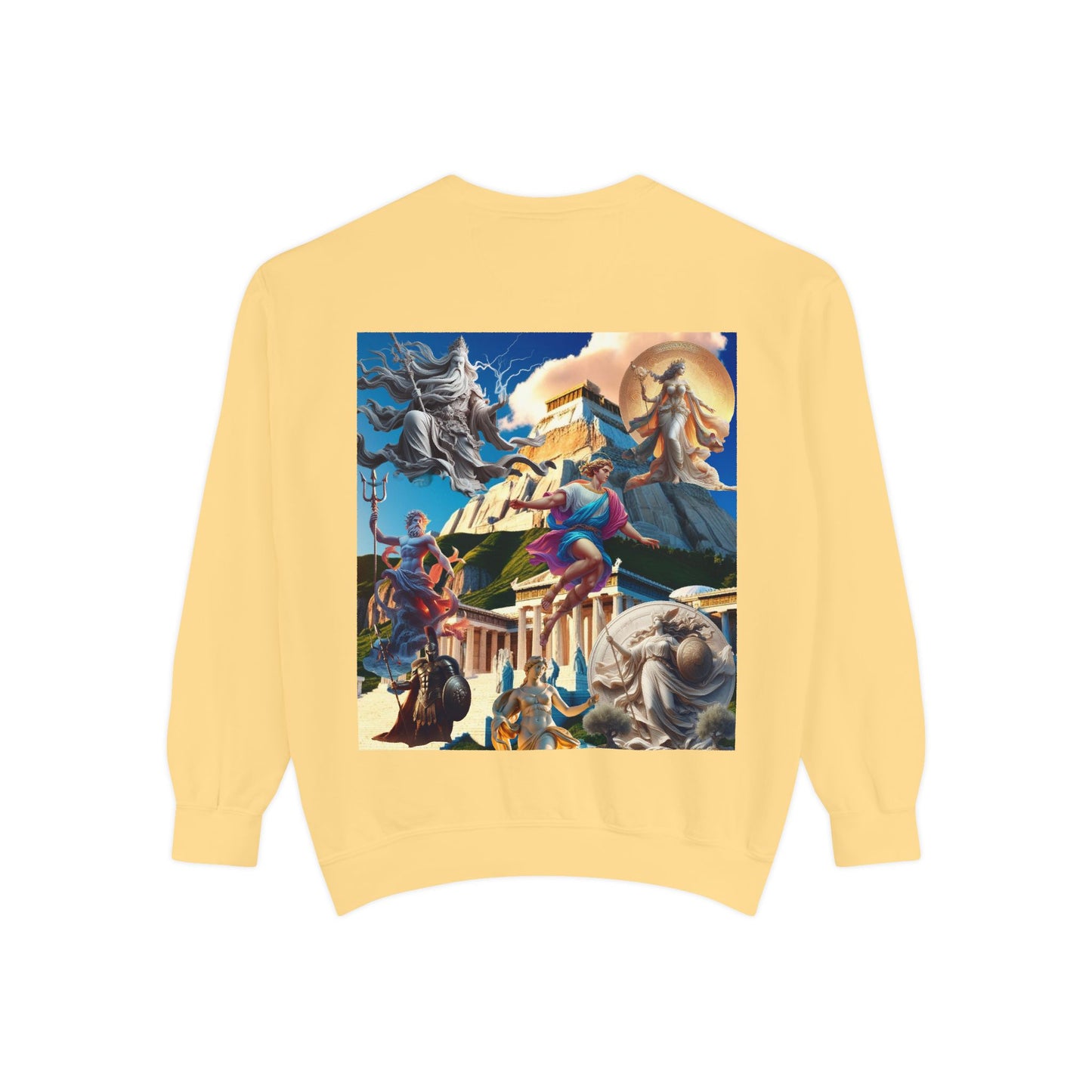 Unisex Garment-Dyed Sweatshirt MYTHOLOGY