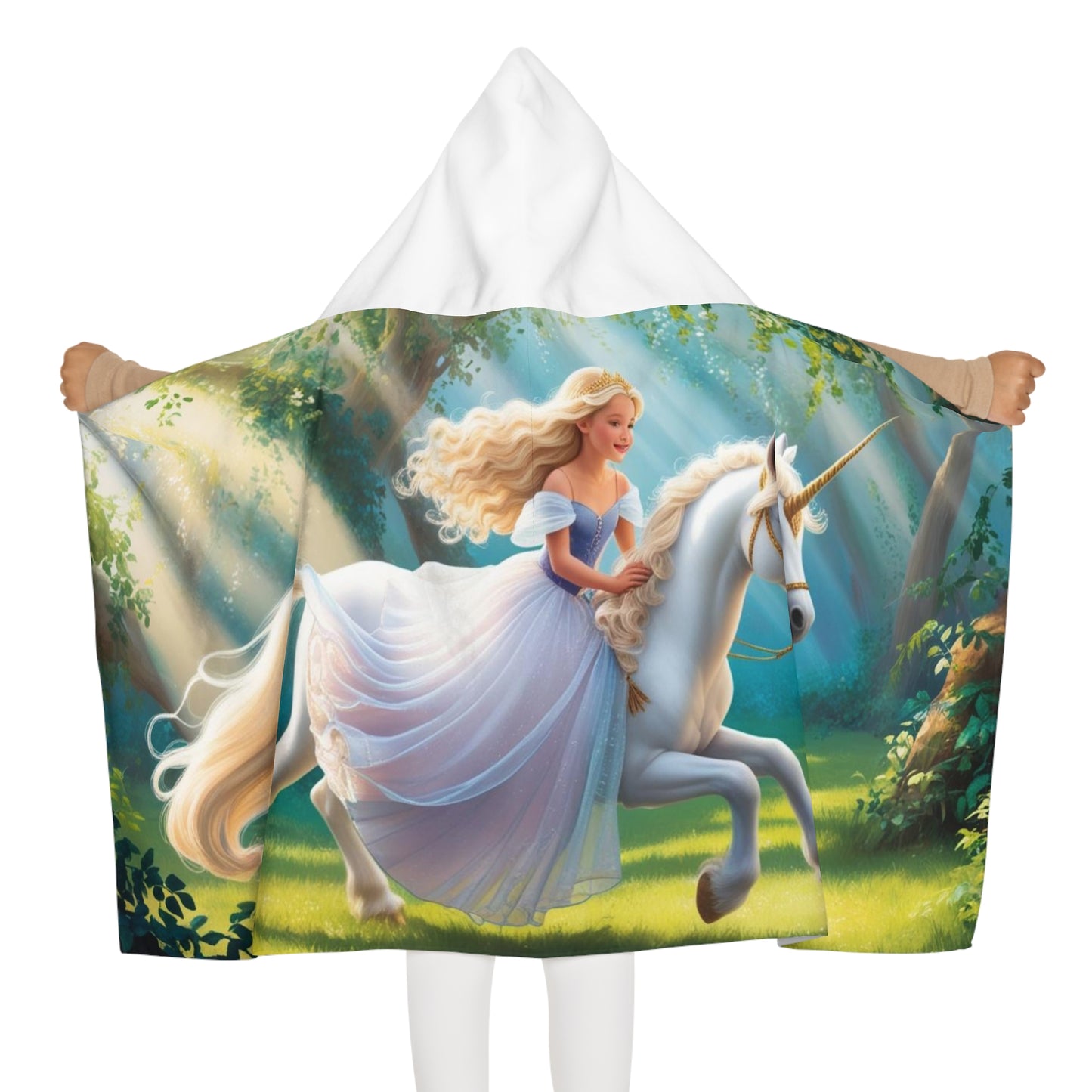 Youth Hooded Towel PRINCESS 1