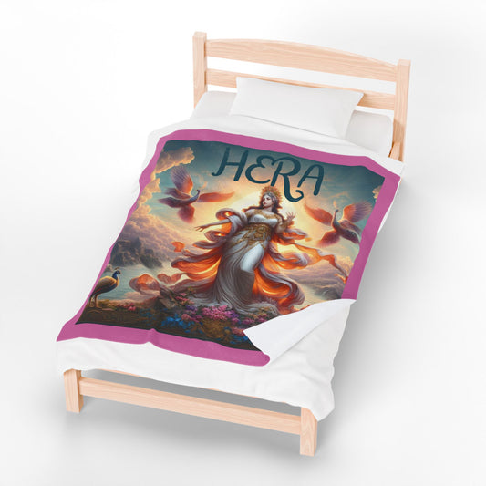 Velveteen Plush Blanket Hera