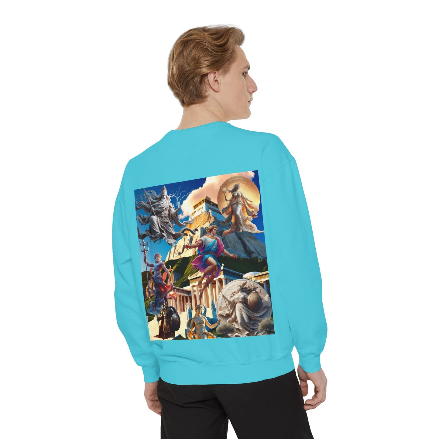 Unisex Garment-Dyed Sweatshirt MYTHOLOGY