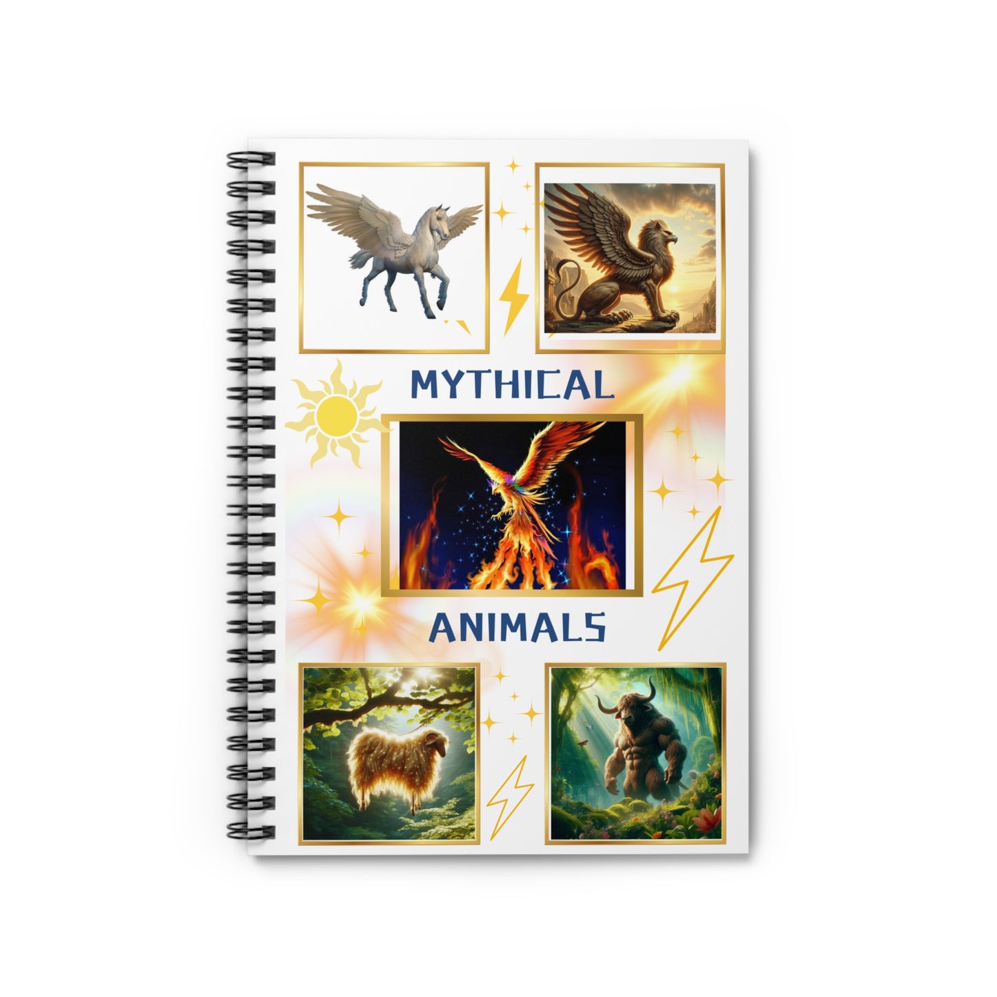 Spiral Notebook - Ruled Line MYTHOLOGY