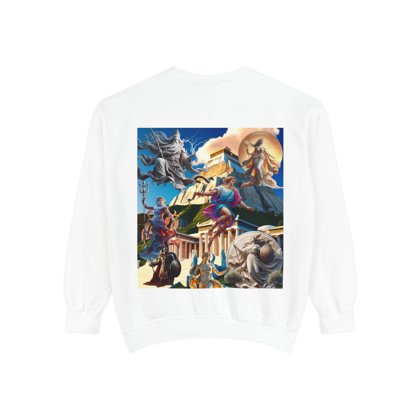 Unisex Garment-Dyed Sweatshirt MYTHOLOGY