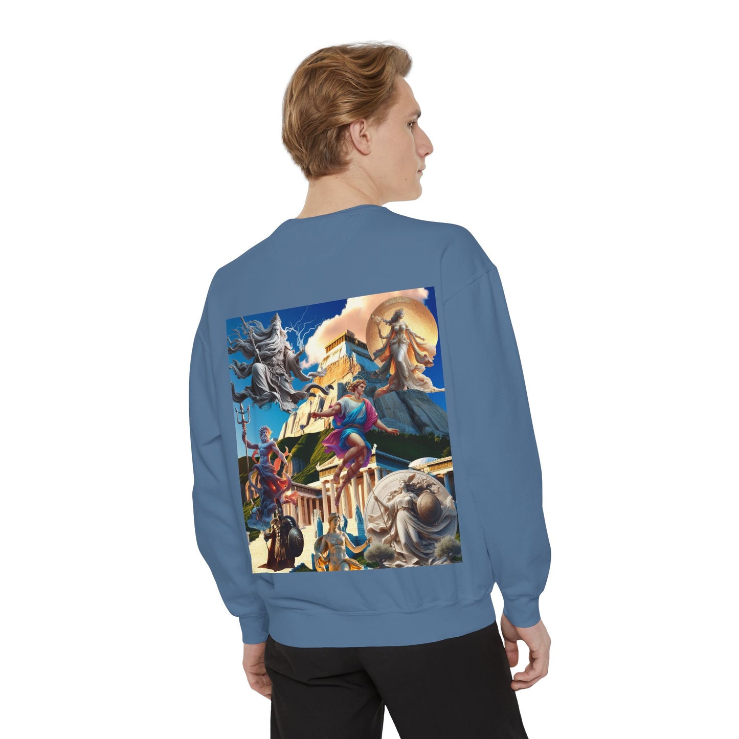 Unisex Garment-Dyed Sweatshirt MYTHOLOGY