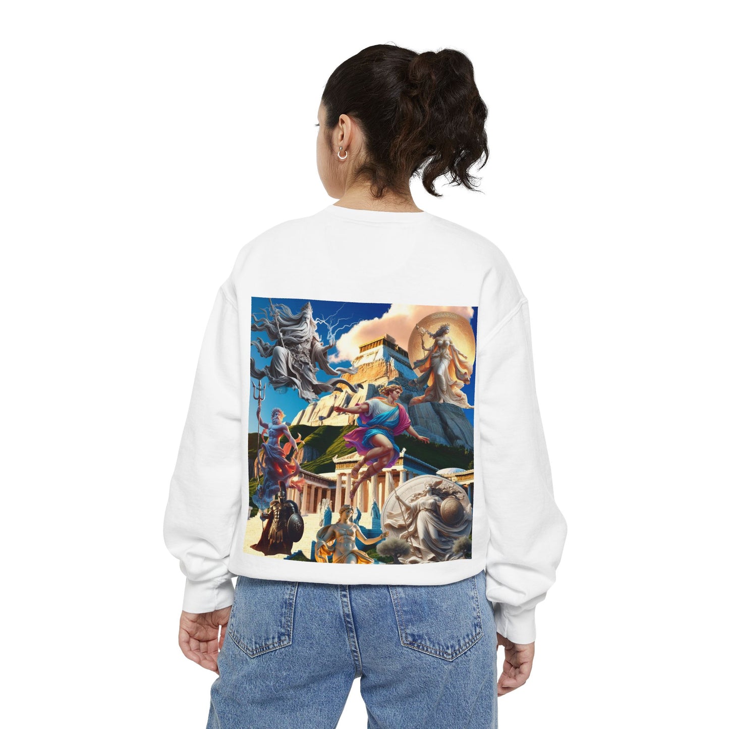 Unisex Garment-Dyed Sweatshirt MYTHOLOGY