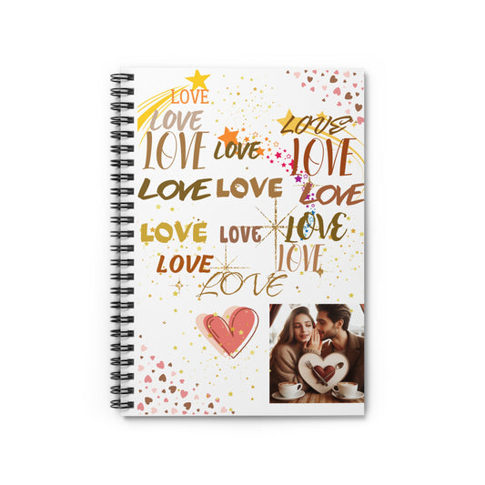 Spiral Notebook - Ruled Line Heart