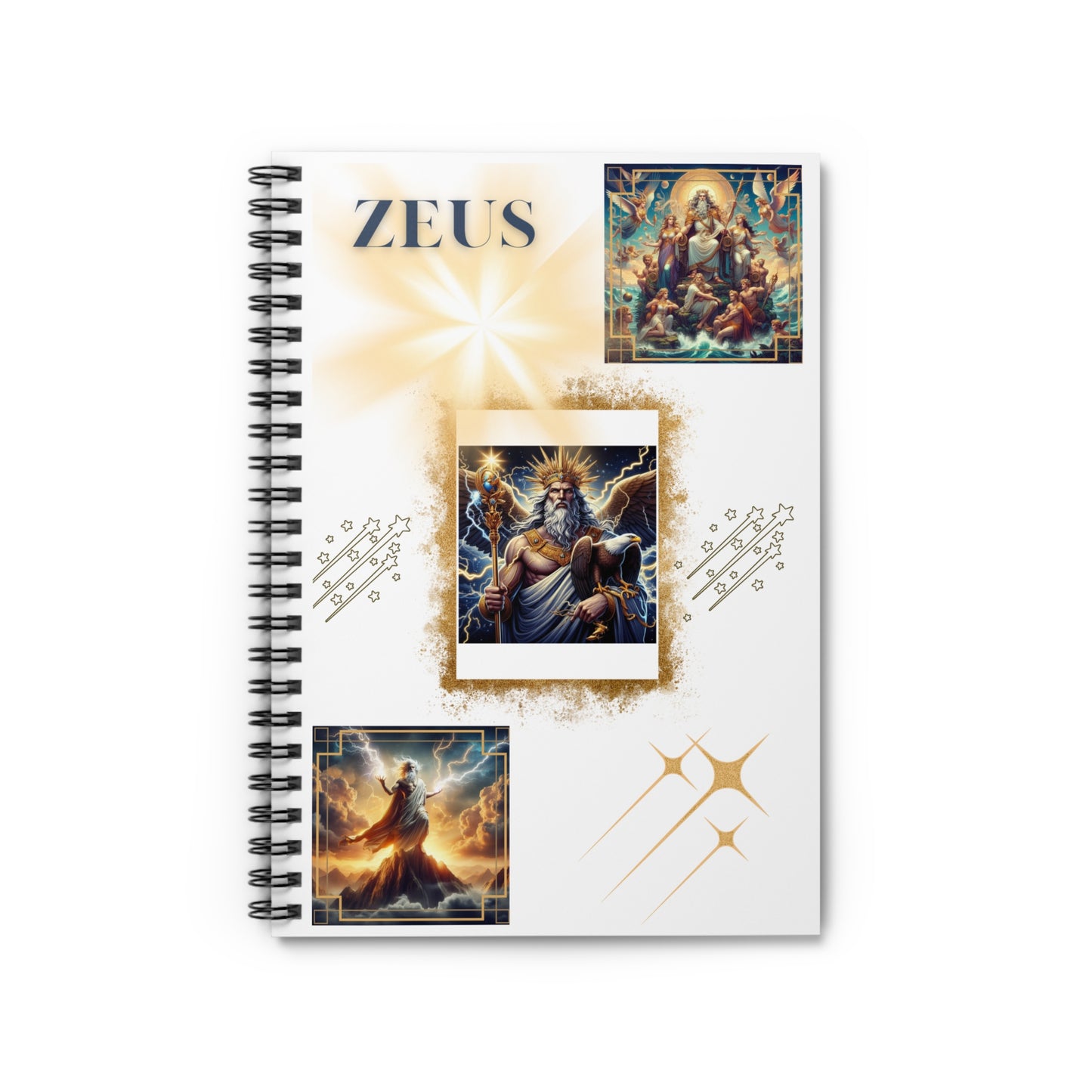 Spiral Notebook - Ruled Line ZEUS