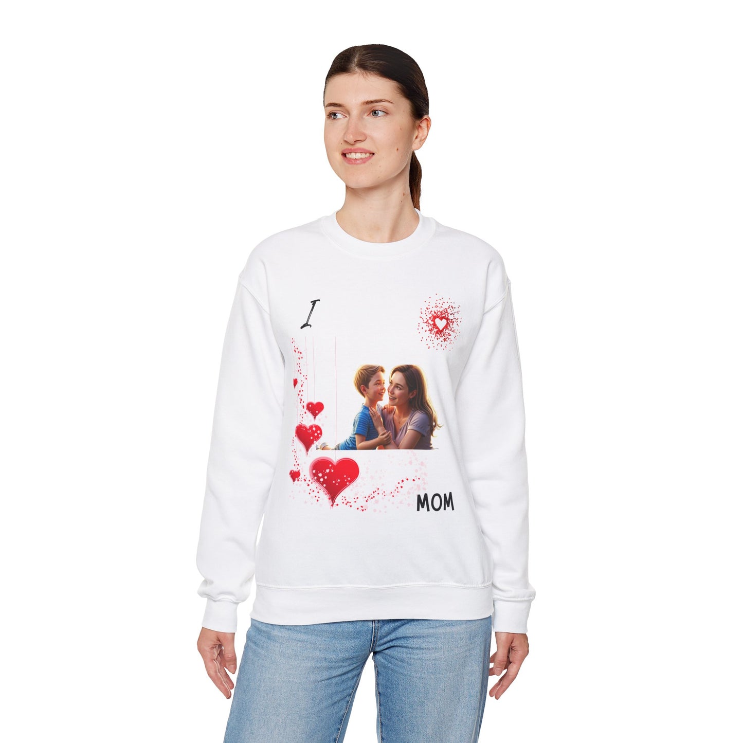 Unisex Heavy Blend Crewneck Sweatshirt heart 3