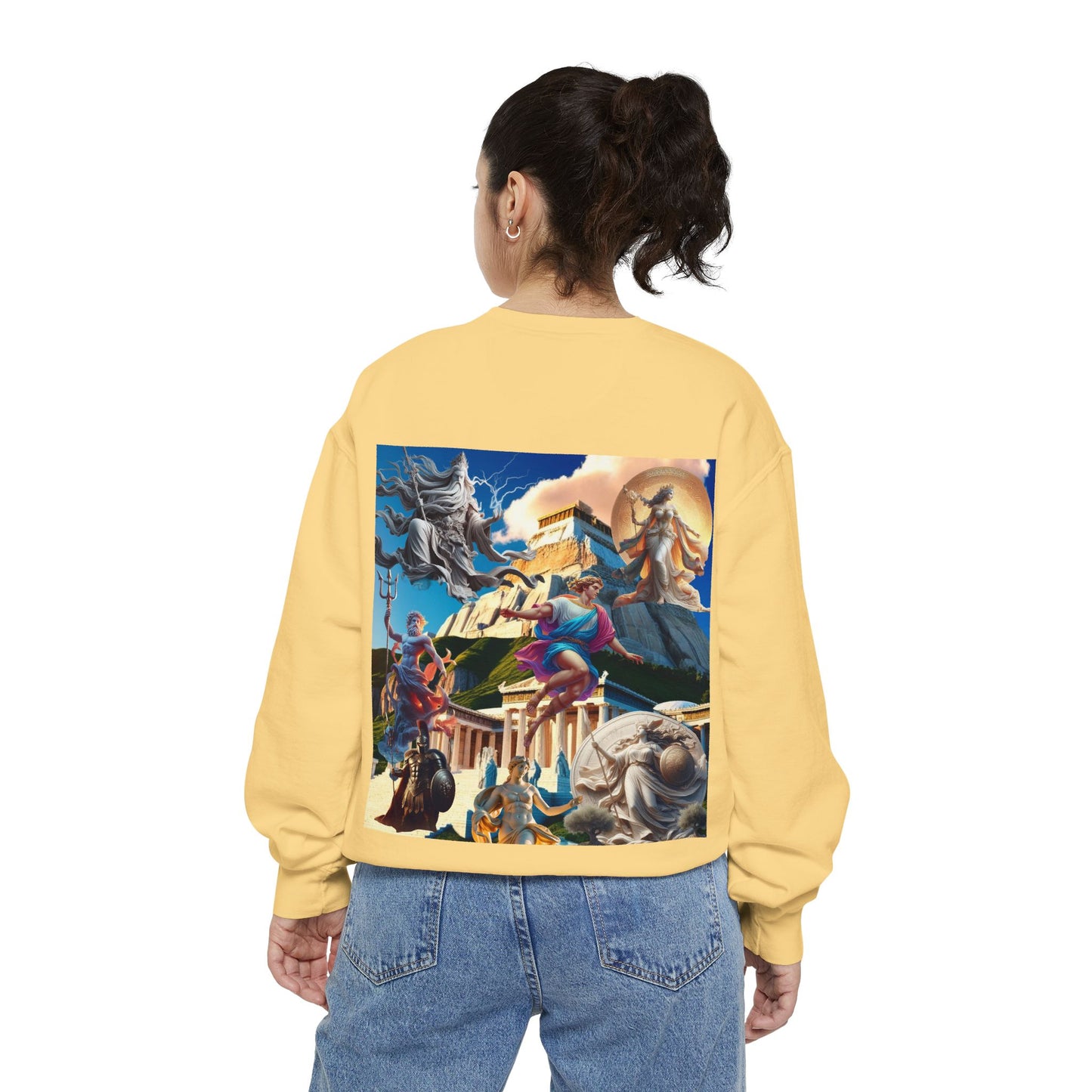 Unisex Garment-Dyed Sweatshirt MYTHOLOGY