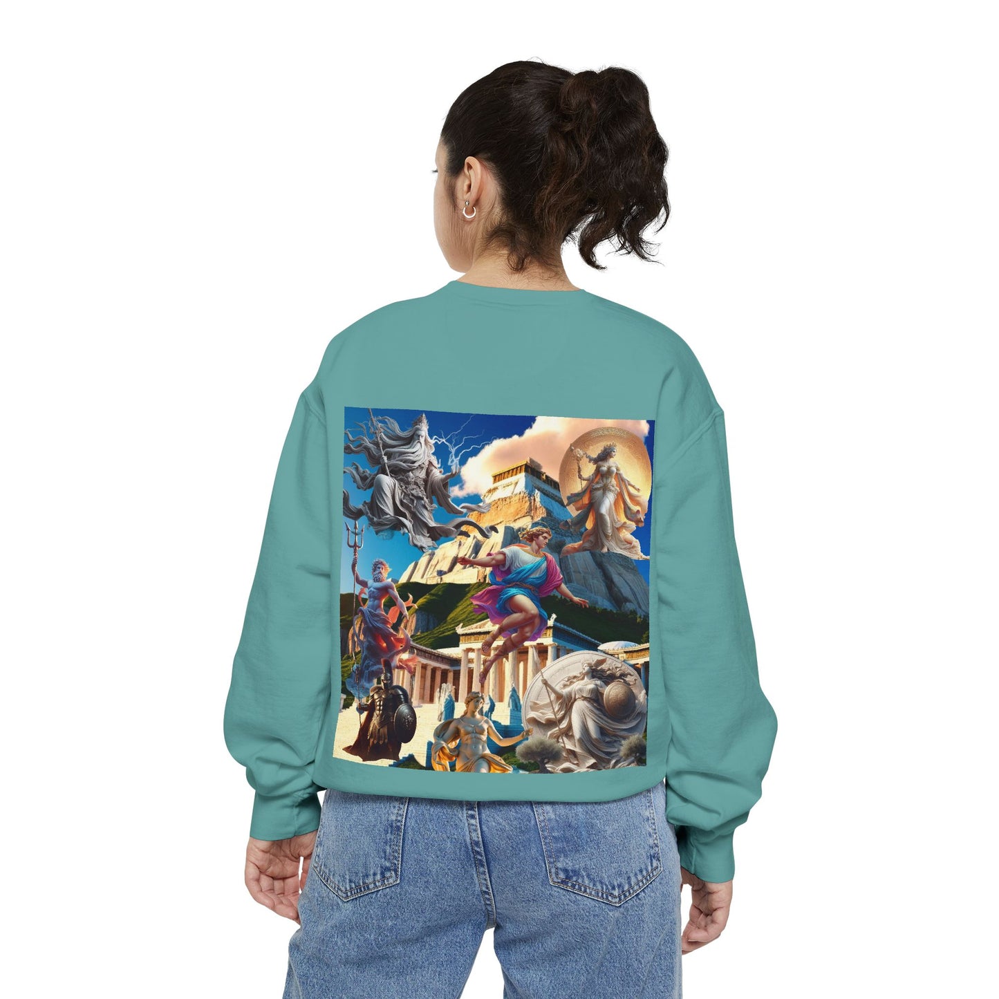 Unisex Garment-Dyed Sweatshirt MYTHOLOGY